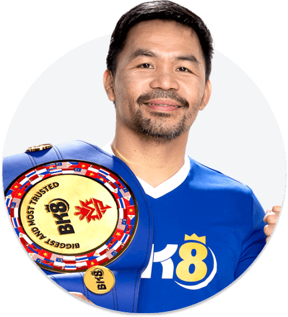 Manny Pacquiao แบรนด์แอมบาสเดอร์ BK8 ฟิลิปปินส์ 2023 - 2024 ของ BK8